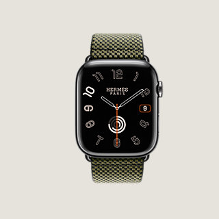 Series 9 ケース スペースブラック & Apple Watch Hermès シンプル